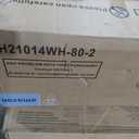 oneinmil Fireplace TV Stand with 36 Electric Fireplace, 80 2 Tier TV Console Stand for TVs Up to 90"", LED Light Entertainment Center, Fireplace for The Living Room TV Stand, White, H21014WH-80