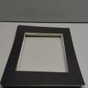 ZBEIVAN 11x14 Black Picture Mats with White Core Bevel Cut Frame Mattes for 8x10 Pictures - Pack of 25