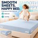 Bed Sheet Holders for Corners, Fitted Sheet Holder with Lock Strips, Hidden Corner Sheet Lock System, Sheet Locks for Fitted Sheets, No Metal Clips, 4 Corner Bases + 8 Lock Strips