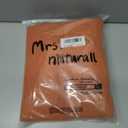 Mrs.Naturall Burnt Orange Linen Curtains Long for Living Room 2 Panel Set Rod Pocket Bedroom 52x96 Inches Long