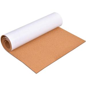3mm Self-Adhesive Cork Board Roll, 1/8" Thick Cork Boards for Walls, Approx. 36"x48" Cork Board Roll for Office, Home, School(90 * 120,Y)