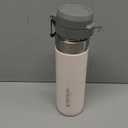 Stanley Quick Flip GO Water Bottle 24 oz | Push Button Lid | Leakproof and Packable for Travel and Sports | Insulated Stainless Steel | BPA-Free | Rose Quartz