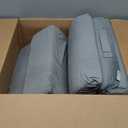 ENITYA Reading Pillow with Arms for Bed Support, 21" Large Back Support Pillow for Sitting up, Wedge Pillow for Reclining, Watching TV, Reading, Gaming, Resting in Bed, Couch or Floor, Grey (Large(Above 5'10"))