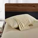 FreshCulture Beige Pillowcases Queen Size 2 Pack - Pillowcase Set - Envelope Closure - Soft Brushed Microfiber Fabric - 20x30 Inches Pillow Case Set of 2 for Home, Hotels, Schools