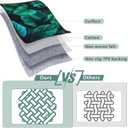 Door Mat, Abstract Tropical Leaf Front Door Mat 17''x30'', Doormats Indoor Entrance, Welcome Entry Mat,Outdoor Welcome Mat,Low-Profile Floor Rugs for Entry Patio