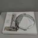 Wall Mounted Makeup Mirror - 1X/10X Magnifying Mirror Double Sided, 8 Inch Extendable Bathroom Mirror, Nickel Finish