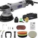 Steel Force PRP675021 6-inch Dual Action/DA Polisher, Buffer Waxer with Lock Switch and 6 Variable Speeds for Car Detailing, Tile Cleaning and Wood Polishing