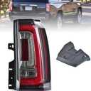 Tail Lights Assembly Compatible with GMC Yukon XL 2015 2016 2017 2018 2019 2020 LED Right Passenger Side Taillight Brake Turn Signal Assembly With Bulb Replaces 23380460 84536243 GM2801268