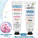 Loopeer 24pcs Speech Language Pathologist Gifts Hand Cream Gift Set Speech Therapy Gifts Travel Size Hand Lotion Slp Appreciation Gift for Therapists Graduation Retirement Birthday