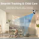 VSTARCAM 6MP Dual Lens Indoor Security Camera Wireless, 2.4G/5G WiFi Dual-Band with 360 PTZ & AI Auto Tracking, Color Night Vision, Two-Way Audio, Baby Monitor Pet Camera for 24/7 Home Security