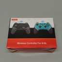 Upgraded Wireless Controller for Switch/Lite/OLED/Switch 2 Pro Controller for Switch Remote Joystick Gamepad Supports Wake up, Gyro Axis, Turbo, Dual Vibration and Screenshot Function (Black)