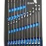Capri Tools Combination Wrench Set with The Mechanic's Tray,, 14-Piece