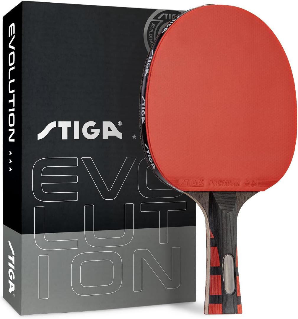STIGA Ping Pong Paddles - 2mm Tournament-Approved Sponge - Flared Handle for Enhanced Control - Competitive Table Tennis Racket for Family Fun - Multiple Styles & Performance Levels