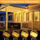 OMIKA 66FT Ultra-Thin LED Rope Lights for Outside, 24 RGB Colors +Warm White String Lights, 200 LED Permanent Outdoor Christmas Lights Waterproof Fairy Lights Plug in for Indoor Bedroom House Decor