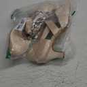 YYTing Women Swing Latin Ballroom Dance Shoes (Closed Toe, Suede Sole, Elastic Closure) 1.5 inch Heel YT26 10