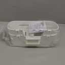 TAILI Shower Caddy Suction Cup 2 Pack, Heavy Duty Bathroom Organizer, Removable Shelves for Inside Shower, Shampoo, Waterproof Suction Plastic Storage for Bathroom Accessories Holder, White