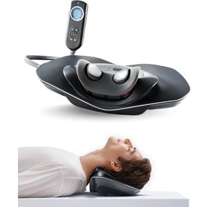 MYTREX Medi Neck Multi-Functional Cervical Traction Device, Electric Stretcher with Dynamic Stretching, 3 Modes Electrotherapy & Hyperthermia to Relieve Cervical Pain, Easy to Use