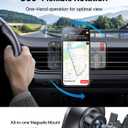 andobil Upgraded for Magsafe Car Mount Pro [Strongest Magnet, Big Phone Friendly] 360° Rotation Magnetic Phone Holder for Car Vent for iPhone 17 Pro Max 16/15/14/13/12 Samsung S26/S25 (Carbon Fiber)