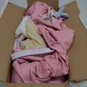 Jiupety Indoor Dog House with Frame, Cute Dog Tent Bed with Cover Cave, Breathable, Washable, and Foldable House, Suitable for 10-20 Lb Puppy and Cats, Medium (17"×17"×17"), Pink