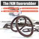 148PCS FKM Viton Turbocharger Pipe O-Ring Assortment Set for BMW