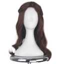 Miss U Hair Long Wavy Brown Hair Women Female Cosplay Costume Wig Party Halloween