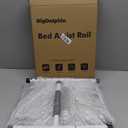 Bed Rails for Elderly Adults Safety - ASTM Approved Adjustable Bed Cane Supports 350LBS with Non-Slip Grip & Storage Pocket, Stable Bed Assist Rails for Seniors, Tool-Free