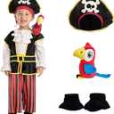 Spooktacular Creations Baby Pirate Costume, Boys Pirate Outfit for Infant Halloween Trick Treating and Kids Dress up Parties (12 - 18 months)