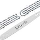 Dunhil 18" 325 050 72 dl Chainsaw chain and bar for Husqvarna 435 440 545 345 350, 51 55 RANCHER Replacement 180TXLBK095 584408 Chain Saw Bar(2 chains+1 bar)