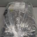 Ashler HOME DECO Soft Fox Faux Fur Chair Couch Cover Area Rug for Bedroom Floor Sofa Living Room Black White Rectangle 3 x 5 Feet