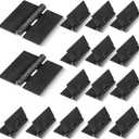 Therwen 16 Pcs Weld Hinges Heavy Duty Steel Butt Hinge Corrosion and Rust Resistant Long Lasting Trailer Gate Hinge for Heavy Gates Doors (3 Inches)