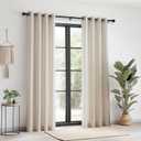 Zeerobee Curtain Rods for Windows 66 to 120, 1 Inch Adjustable Heavy Duty Black Curtain Rod, Outdoor Indoor Room Divider Modern Drapery Pole, 66-120"