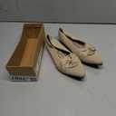 HIULYCENCE Flats for Womens Pointed Toe Ballet Flats with Bow Comfortable Knit Dressy Flats, Size US8.5