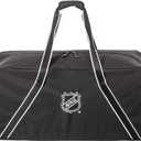 NHL Durable 30 Inch Black Equipment Bag with Roomy Compartment Lightweight Large Duffle Bag for Travel