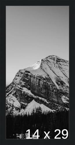 Frame It Easy 14 1/2 x 29 1/4 Black Frame (Wilton) 14.5x29.25 inches