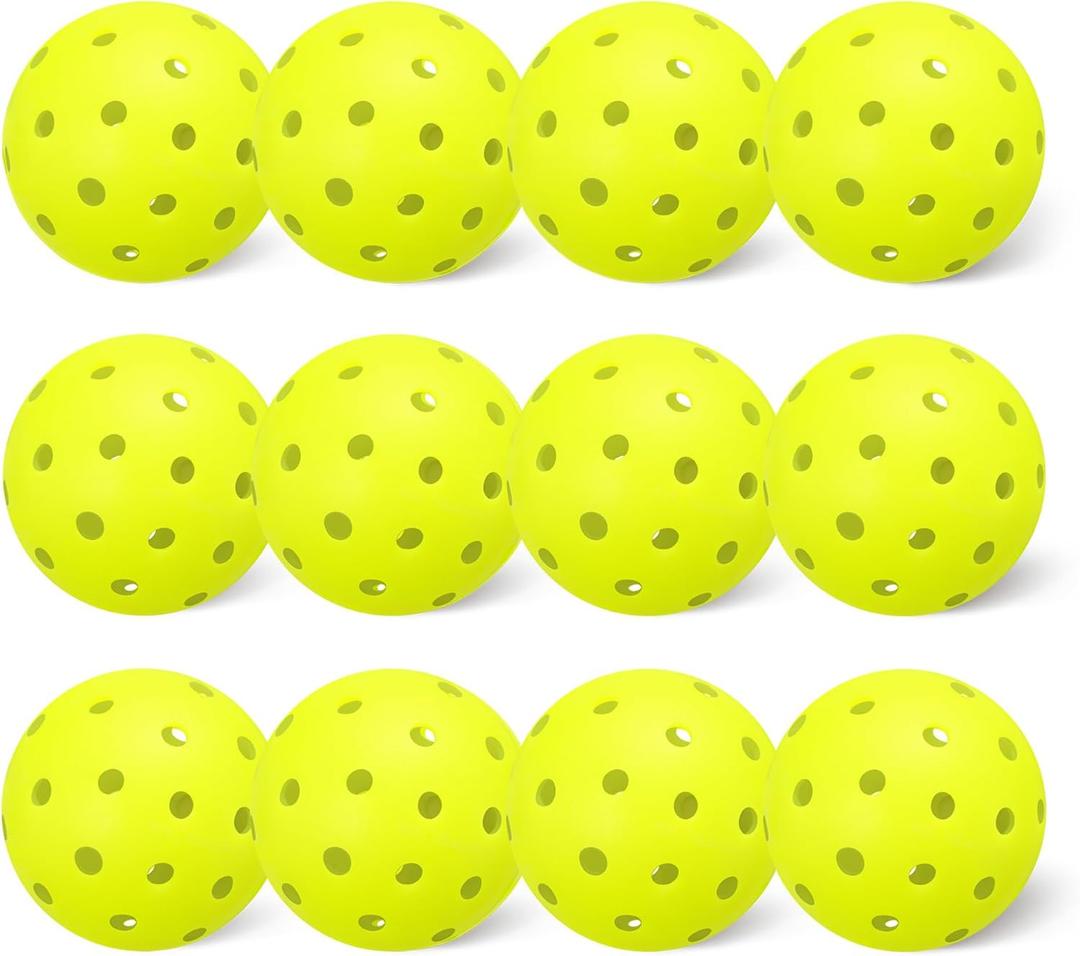 Amazon Basics Outdoor Pickleball Balls, USAPA Approved, Yellow