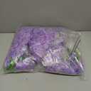 4 Pack Light Purple Wisteria Hanging Flowers, 3.4 Ft Fake Hanging Flowers, Artificial Wisteria Garland Vines for Wedding Room Backdrop Outdoor Patio Garden Decoration