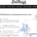 Dashleigh Small Bottle Labels Waterproof, 120 Blank Printable Vinyl Stickers 4x1.5 Inch for 2oz and 4oz Bottles - Wraparound Label Sheets for Spray Bottles, Essential Oils, Cosmetics, Small Business