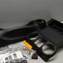 Car GPS Navigation Stereo Compatible With Wrangler 2015 2016 2017 Radio Fascias Panel Frame Fit 2Din 10.1 Inch In Dash Headunit Screen(White)