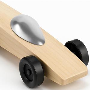 3.5 oz Tungsten Canopy Weight for Pinewood Car Derby- Aerodynamic Low-Profile Design, 3/8" Mounting Hole - Non-Toxic & High-Density Replacement for Lead Weights - Fast & Easy Installation