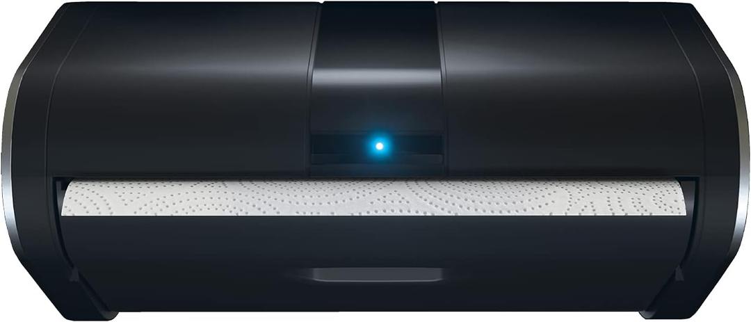 Innovia Automatic Paper Towel Dispenser. Touchless Technology. Works with Most Paper Towel Brands and Sizes. Dispenses The Number of Sheets You Need. Black, Under Cabinet Mounted.