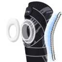 Professional Compression Knee Brace with Side Stabilizers for Knee Pain Relief Knee Brace for Meniscus Tear,Inflammation Relief, and Circulation, Knee Support for Women and Men L