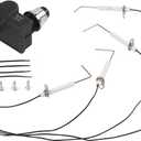 4 Outlets Grill Igniter Kit for Blackstone 28 Inch Griddle, Electronic Spark Igniter for Blackstone, Igniter Replacement for Blackstone 28 Inch Grill