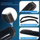 Nilight Side Window Deflectors for Toyota Tacoma Access Cab/Tacoma Double Cab 2016-2023 Window Visors Rain Guards, Vent Shade for Fresh Air, Rain & Snow Protection, Wind Noise Reduction-2PCS
