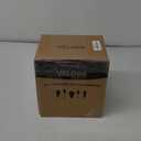 VELOVA Set of 3 White Ceramic Vase with 65 PCS Dried Pampas Grass Flowers Aesthetic Boho Modern Small Round Cute Vases for Decor Living Room Coffee Table Shelf Bedroom Office Desk Home Gifts Women Mom