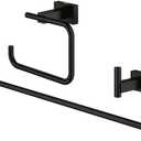 GROHE 40777GN1 Essentials Cube 3-In-1 Bathroom Accessory Set, Brushed Gold