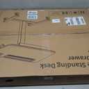 28" Mobile Standing Desk with Drawer, Portable Laptop Desk