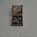 Heavy Duty Casters Set of 4 U Bracket Shaped Mute 1inch Caster Wheels,for Small Flower Pot Holder, Computer Host TrayQuiet and Protects Floors,Plywood Width 17mm