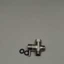 Sneatup Solid Brass 3-way G1/2 Shower Diverter (Brushed Nickel)