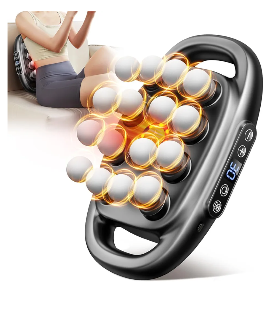 VTT 16Head Massage Gun Set, Deep Tissue Percussion Massager with 3 Modes & 30 Intensities,Quiet Muscle Massage Gun for Back,Shoulders, Legs, Foot, Body Muscle Pain Relief