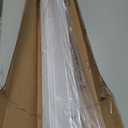 UNISHADES No Drill Blinds for Windows 1" Vinyl L-Shaped Slats Cordless Mini Blinds for Home, for Window Size 48" W  48" H White
